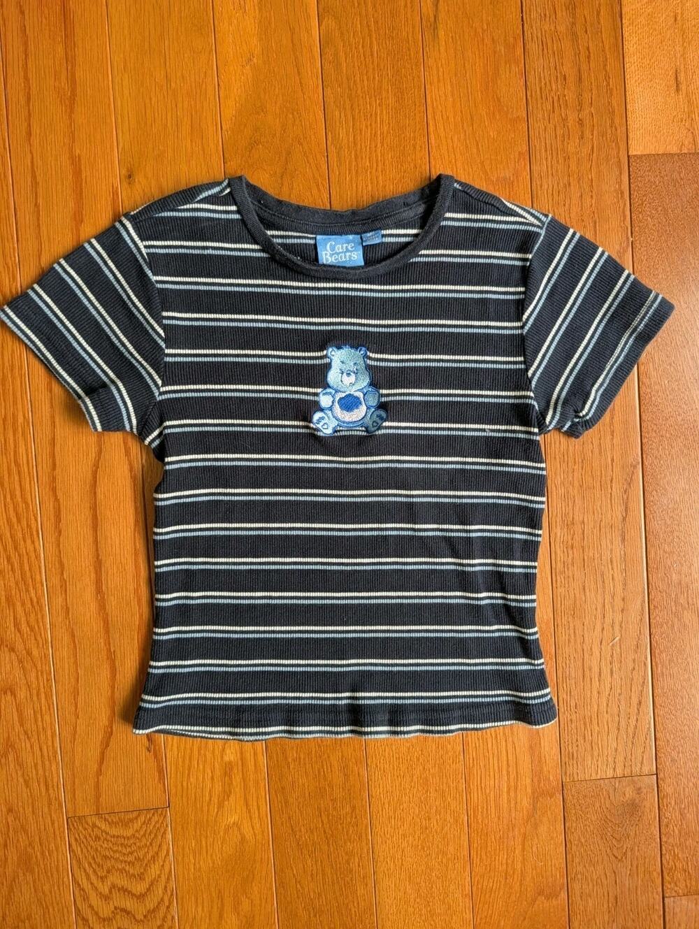 Care Bears Juniors Baby Tee short sleeve Med Vintage 90s look Cloudy
